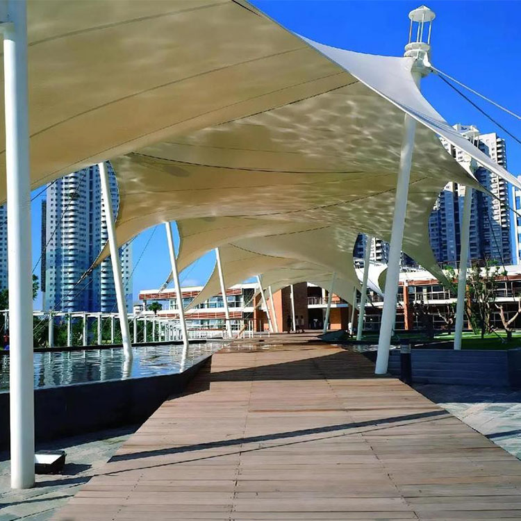 镇赉县膜结构景观棚