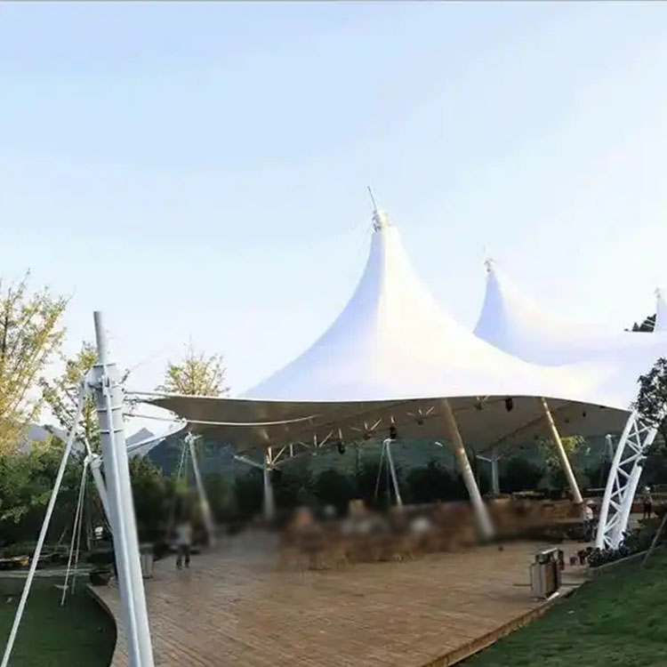 镇赉县膜结构景观棚