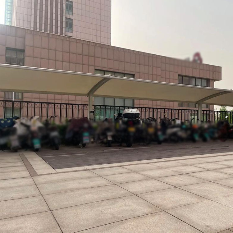 镇赉县膜结构电动车棚