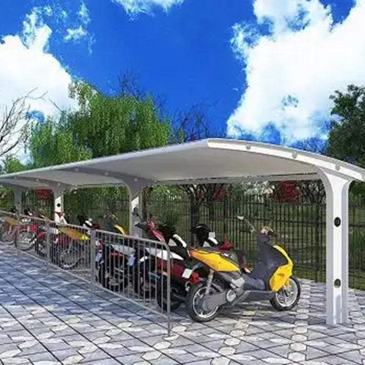 镇赉县膜结构电动车棚