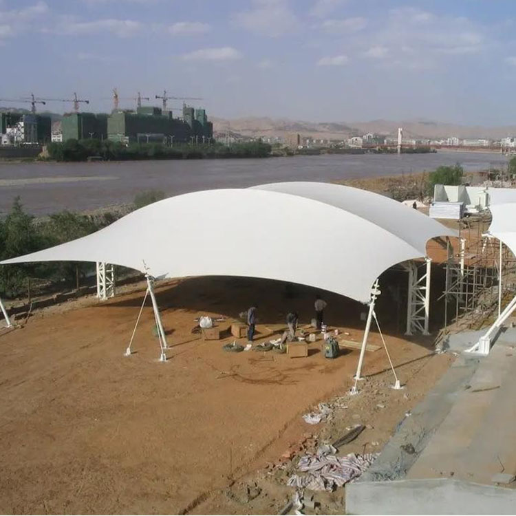 镇赉县膜结构汽车棚